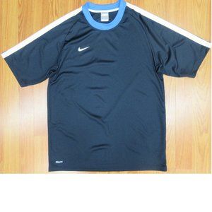2009 NIKE FITDRY T-SHIRT POLYESTER NAVY, BLUE